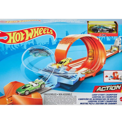 Игрален комплект шампионат Hot Wheels City Action, Loop Stunt Champion