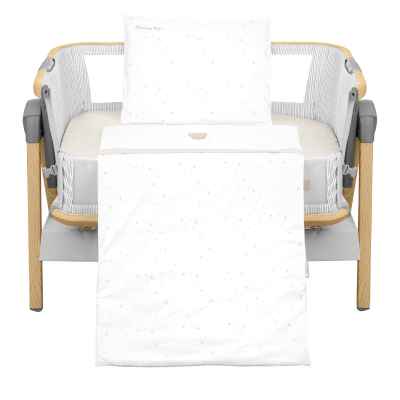 Бебешки спален комплект за мини-кошара Kikka Boo 5 части, Dream Big Beige