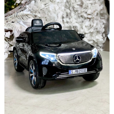 Акумулаторен джип JJ Mercedes Benz EQC 400 Licensed, черен металик