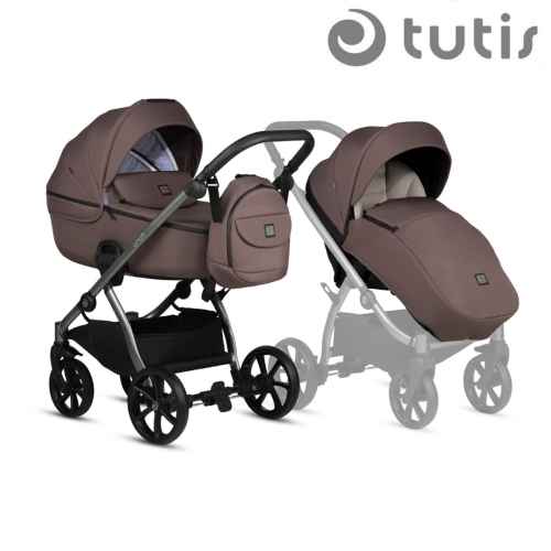 Комбинирана бебешка количка 2в1 Tutis Uno5+, 159 Cocoa