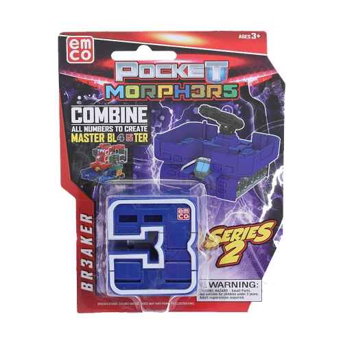 Джобен трансформър Pocket Morphers - цифра 3, серия 2