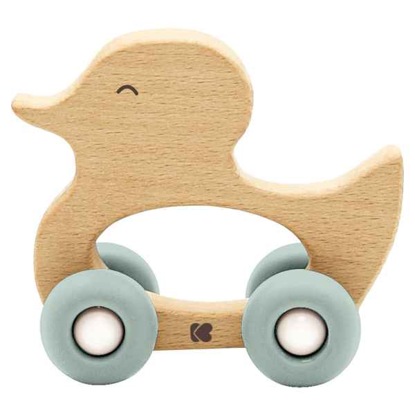 Дървена играчка с чесалка Kikka Boo Duck, Mint РАЗПРОДАЖБА-SwK9U.jpg