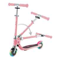 Сгъваема светеща тротинетка Globber Flow Foldable Junior Lights, розова-T27YU.jpeg