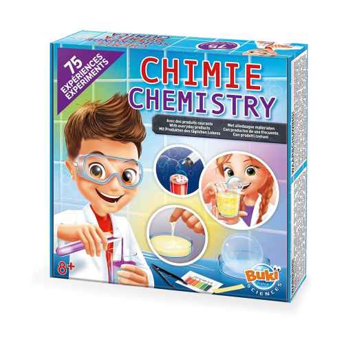 Комплект Buki France, Химическа лаборатория 75 експеримента
