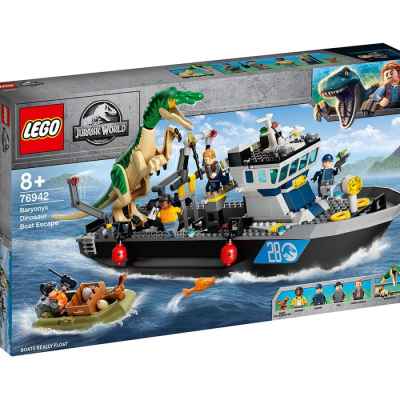 Конструктор LEGO Jurassic World Бягство с кораб на Барионикс