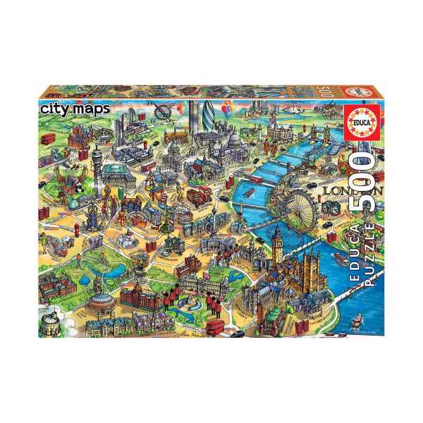 Пъзел Educa, Карта на Лондон, 500 части-TCRd4.jpeg