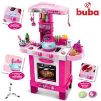 Детска индукционна кухня с чайник Buba, Розова-TEUt1.jpg