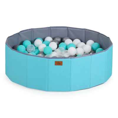 Сгъваем басейн Moni Toys Melo, с 90 бр. топки мента