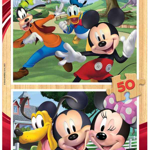 Пъзел Educa, Мики и приятели, 2х50 части-TZe1Z.jpeg
