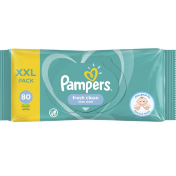 Влажни кърпички Pampers Fresh, 80 бр.-TvaiG.png