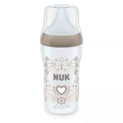 Шише Nuk Perfect Match, 3+ м РР 260 мл. със силиконов биберон M, Сърце