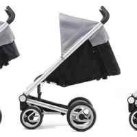 Бебешка количка Mutsy Exo със седалка и сенник, Silver Black-U27hS.jpg