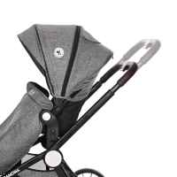 Бебешка количка Lorelli 3в1 Ramona, Silver stripe + чанта РАЗПРОДАЖБА-UDouY.jpg