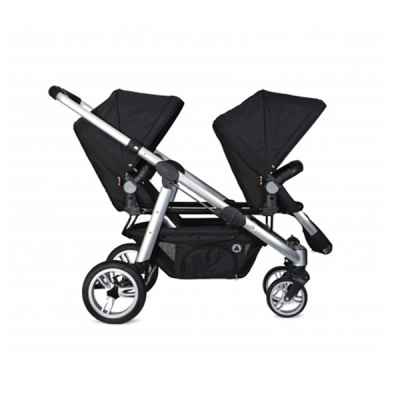 Количка за близнаци Topmark 2 COMBI DUO BUGGY, Black