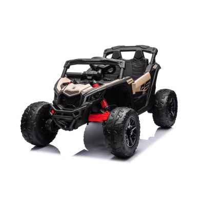 Акумулаторен джип JJ Can-Am Maverick 4x4 UTV 24v, бежов металик