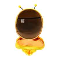 Мини детска раница Supercute - жълта пчеличка с предпазен колан-UTgCl.jpg