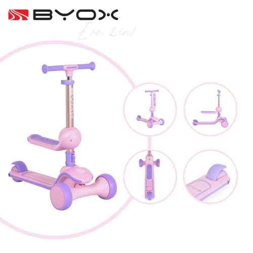 Тротинетка Byox Evo, Pink