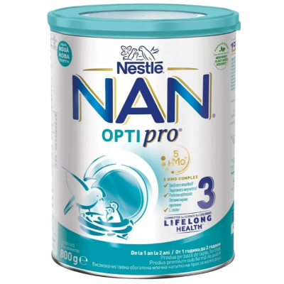 Преходно мляко Nestle NAN 3, 12м+ 800 гр.