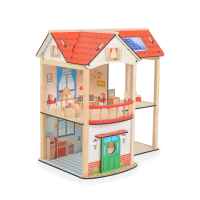 Дървена къща за кукли Moni toys Elly-UeeDK.jpg