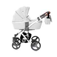 Комбинирана бебешка количка 3в1 Lorelli Rimini, Grey & Black Dots-UrSKU.jpeg