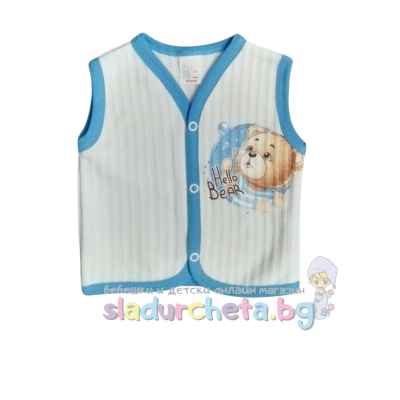 Бебешки елек Sevtex, син