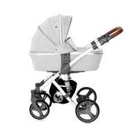Комбинирана бебешка количка 3в1 Lorelli Rimini, Grey & Black Dots-VAwcM.jpeg