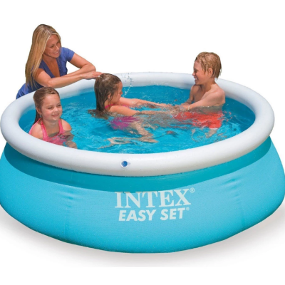 Надуваем басейн Intex Easy Set, 183 х 51 см