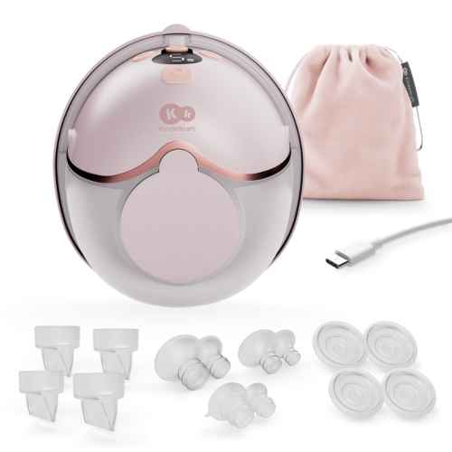 Единична електрическа помпа за кърма KinderKraft MAMAFLOW, Pink