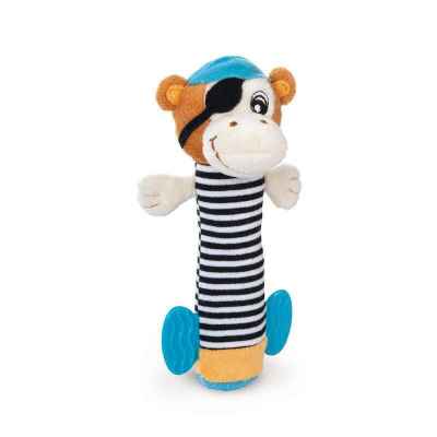 Мека играчка със свирка Canpol 0м+ Pirates, маймунка