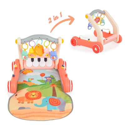 Играчка за прохождане 2в1 Moni Toys Piano, pink