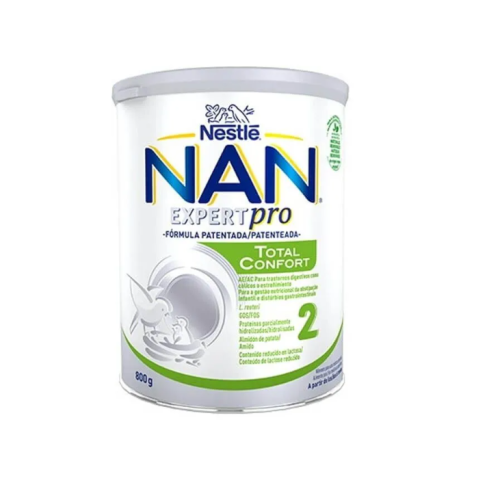 Специализирано мляко за кърмачета с леки храносмилателни проблеми Nestle NAN Expert Total Confort 2 6м+, 800 гр.
