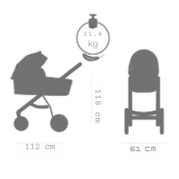 Комбинирана бебешка количка 2в1 Tutis VIVA 5+, Emerald-VswlX.png
