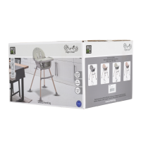 Столче за хранене 2в1 Moni Biscotti, сив-VtIa6.png