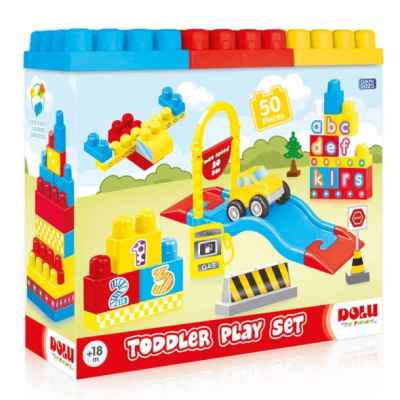 Конструктор Dolu Toddler play set, 50ч. в кутия