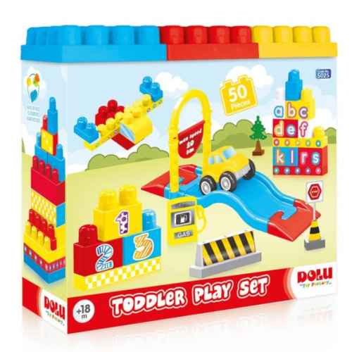 Конструктор Dolu Toddler play set, 50ч. в кутия