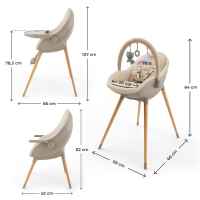Столче за хранене KinderKraft Fini up, Beige-W0vxY.jpeg