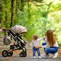 Комбинирана бебешка количка 2в1 Lorelli Alba Premium, Steel Grey + Адаптори -WD0ND.jpeg