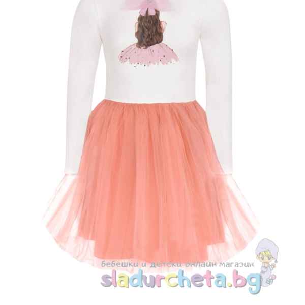 Детска рокля Мариела, бял/праскова-WHD9w.jpeg