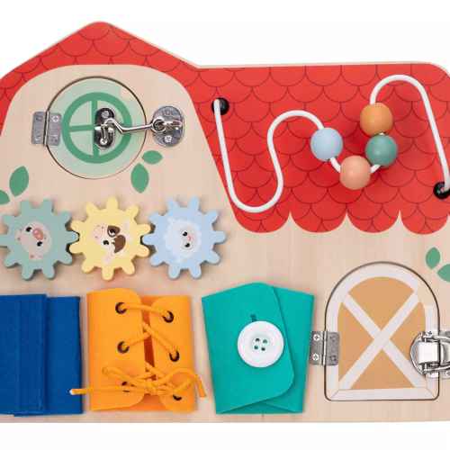 Дървена активна дъска с ключалки Freeon Free2Play