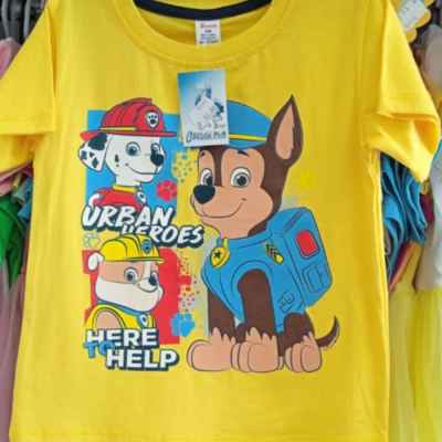 Детска тениска Светли, Пес Патрул жълта