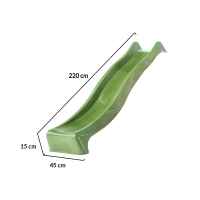 Улей за пързалка Moni Rex 228 см, зелен-Wa7GW.jpg