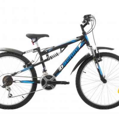 Детски велосипед Bachini Speed FSP 24, черен/син