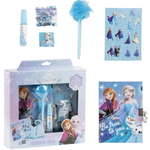 Детски дневник с катинар и аксесоари Cerda, Frozen