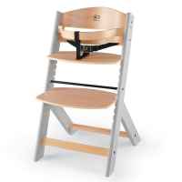 Столче за хранене KinderKraft ENOCK, Дървено/сиви крака-Wpiyc.jpg