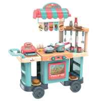 Детски ресторант на колела Buba Kitchen trolley, Син-Wu2bc.jpg