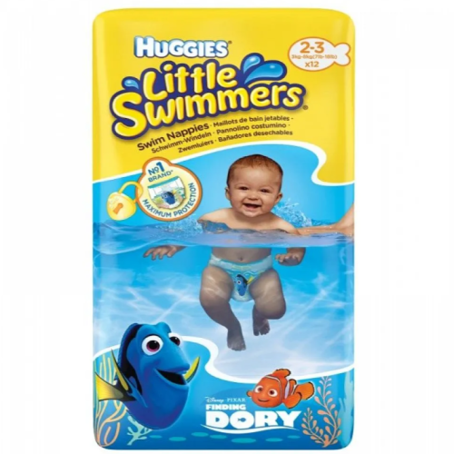 Памперс гащички за плуване Huggies Little Swimmers Размер 2-3, 3-8 кг 12бр