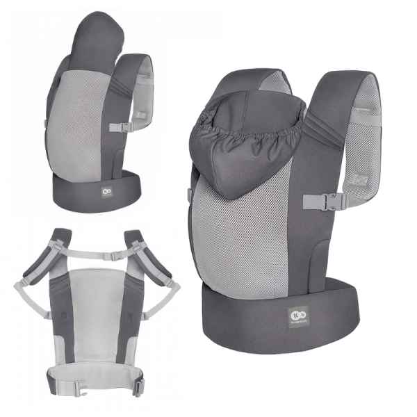Ергономична раница KinderKraft Carrybee, Grey-X2WsI.jpeg