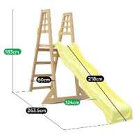 Детска дървена катерушка с пързалка Ginger Home, 2.2 м-XGyfr.jpeg