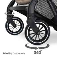 Лятна бебешка количка Lorelli Quick с автоматично сгъване, Beige-XIMHr.jpeg