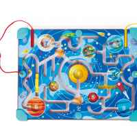 Дървен комплект за игра 2 в 1 Hape, Космически лабиринт и дъска танграм, 15 части-XIqap.jpeg